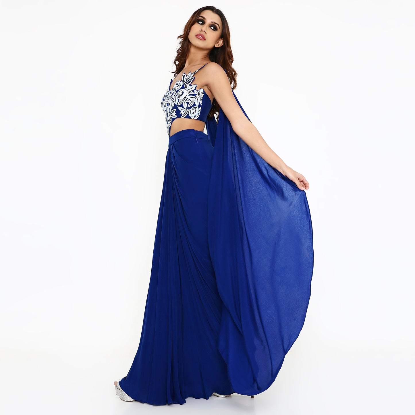 Skyla Draped Skirt Set