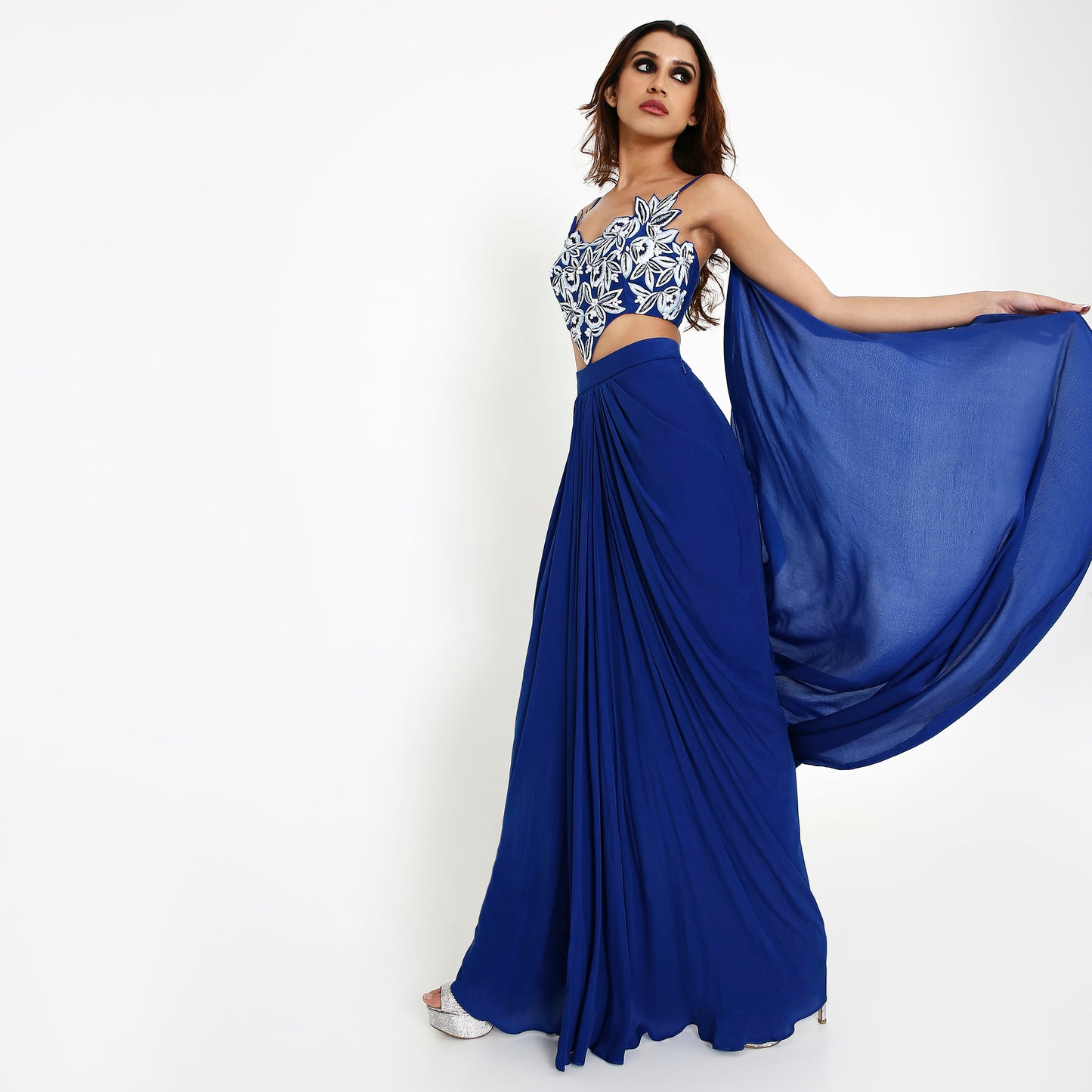 Skyla Draped Skirt Set