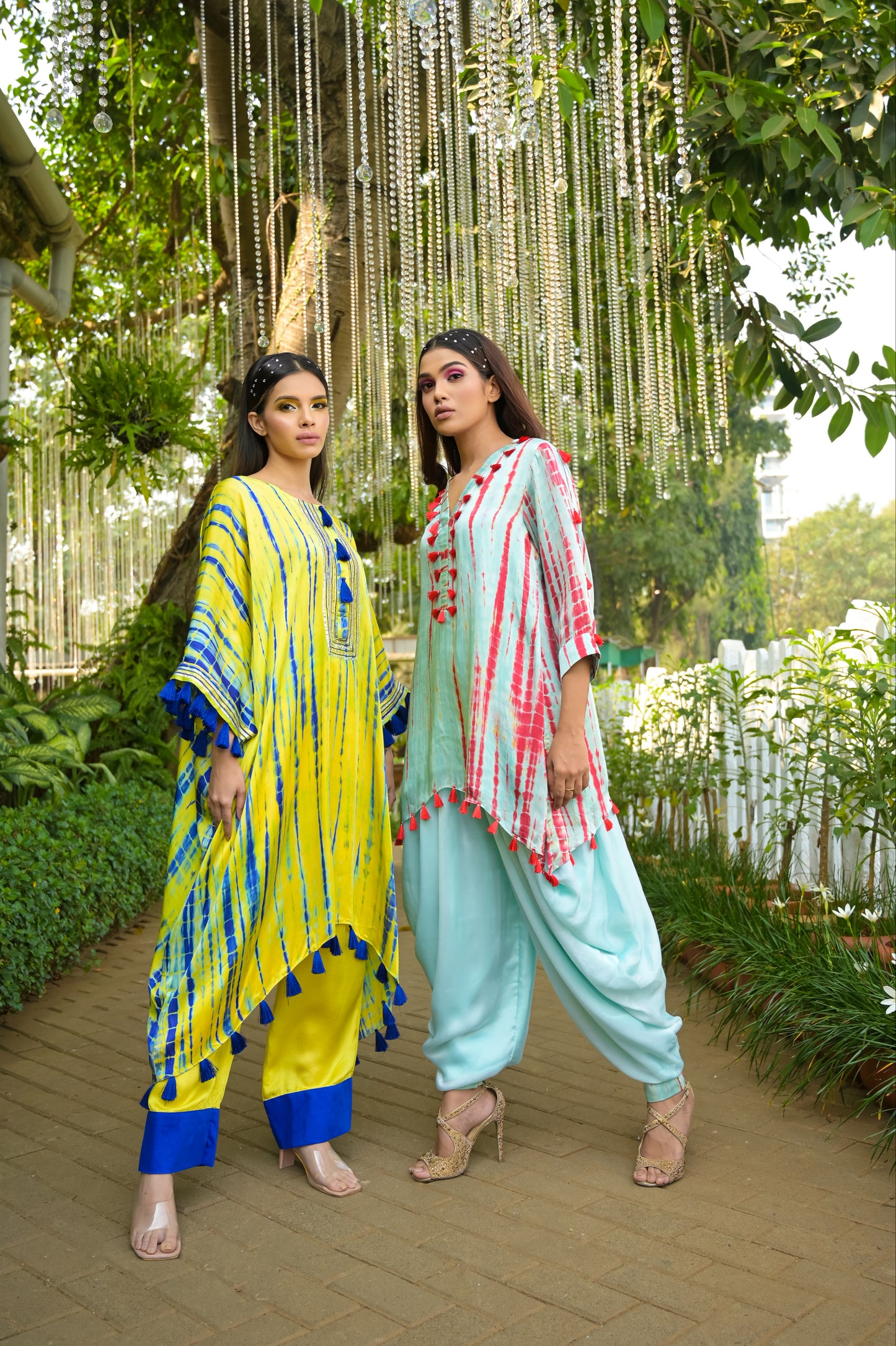 Iris Kurta & Cowl Pant Set