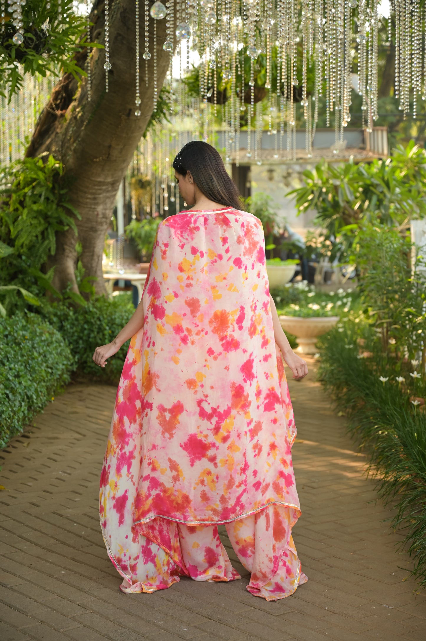 Claire Cape, Blouse & Palazzo Set